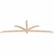 Ekena Millwork Davenport Smooth Timber Gable Bracket, Douglas Fir, 108"W x 36"H x 1 1/2"D x 3 1/2"F, 8/12 Pitch GBW108X36X0204DAV00SDF - alternate 3